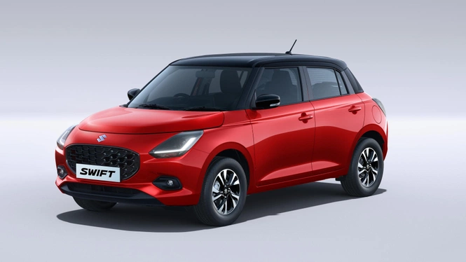 Maruti Suzuki Swift In Red Colour