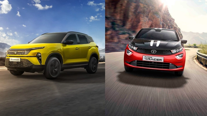 Tata Altroz Racer vs Tata Harrier Side by Side