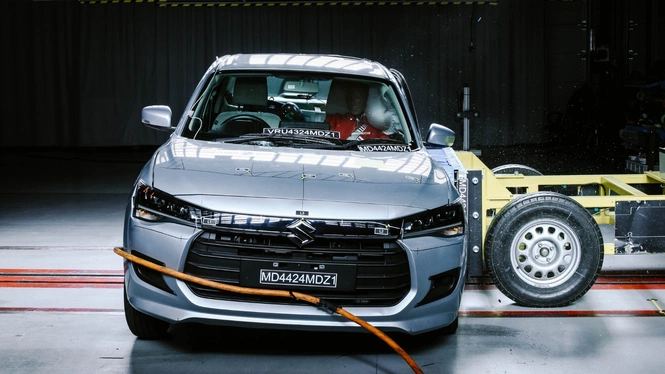 2024 Maruti Suzuki Dzire GNCAP Crash Test Images