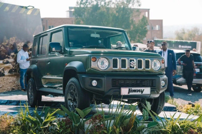 Maruti Suzuki Jimny In Army Green Colors Debut In Africa