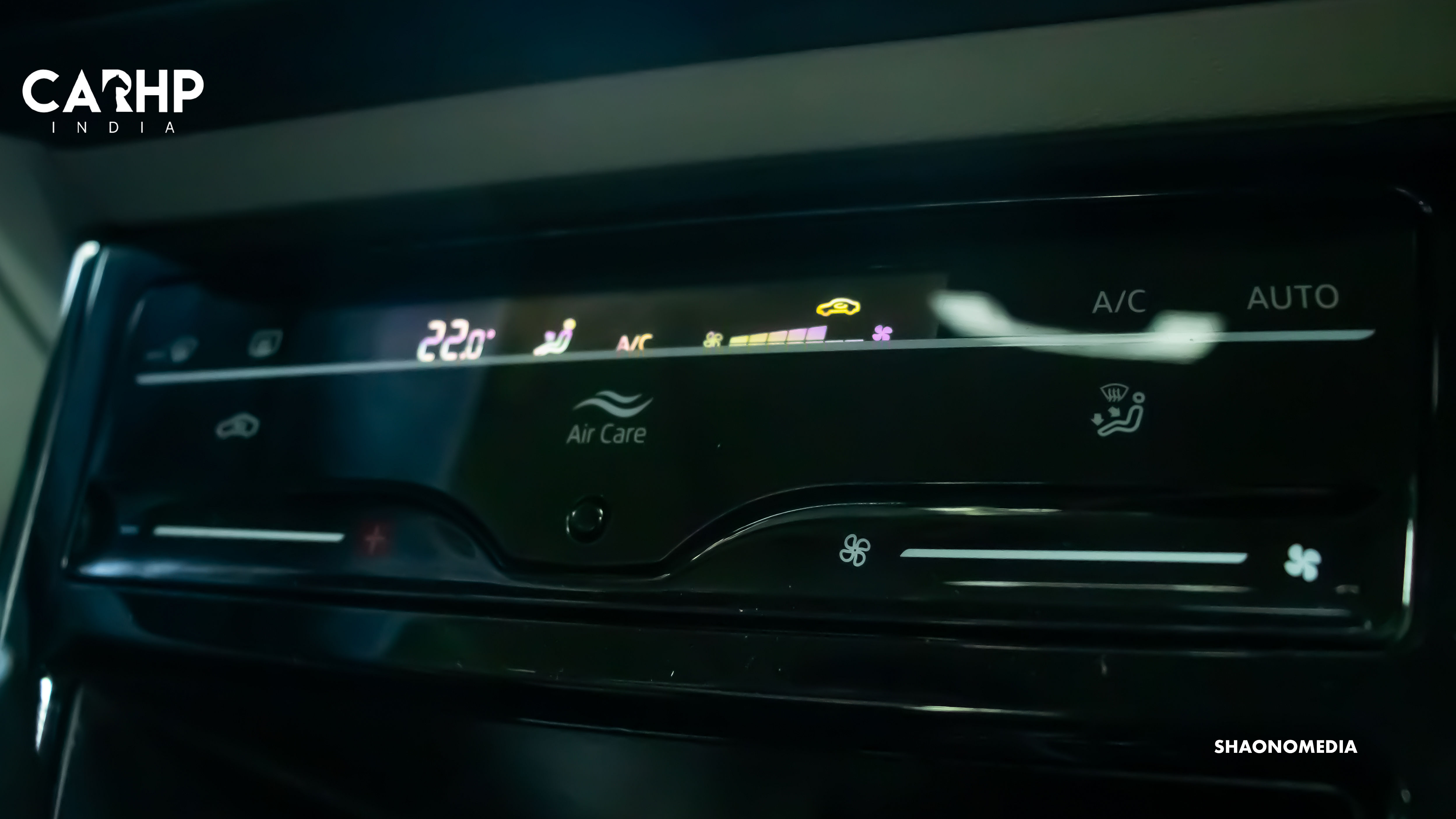 AC Controls Of The 2023 Volkswagen Virtus GT DSG