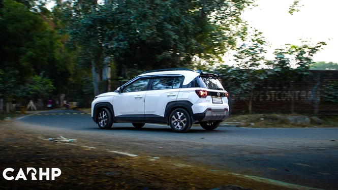 White 2023 Hyundai Exter Ownership Review Rear Right Quarter Profile Photograph