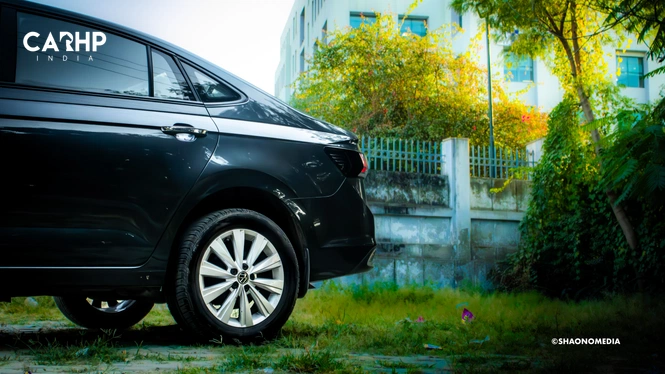 2022 Volkswagen Virtus 1.0 Highline Rear Side Profile Photograph