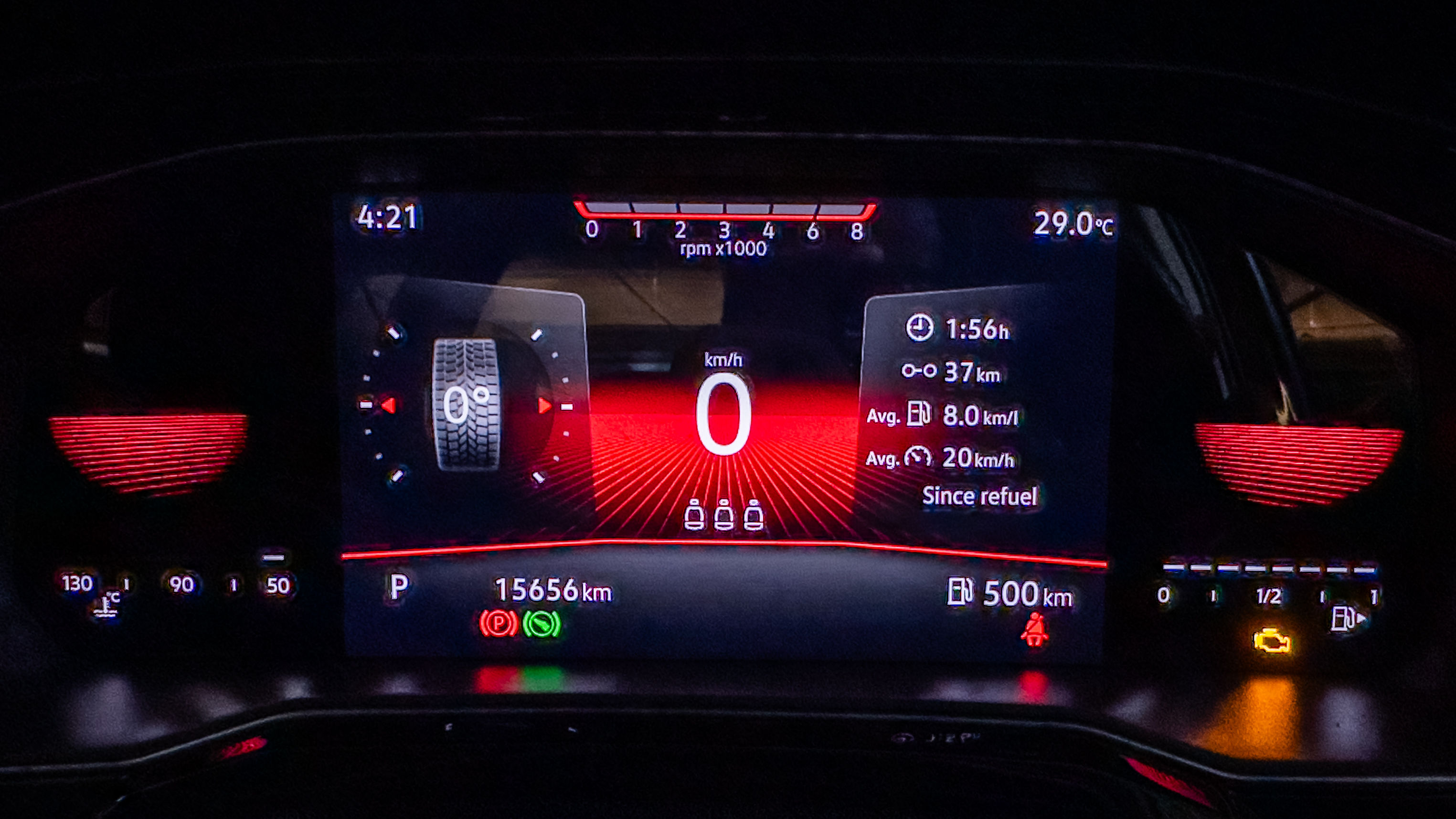 Steering Angle Display Feature On 2023 Volkwagen Virtus GT