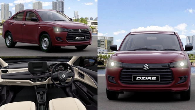 Maruti Suzuki Dzire LXi 2024 Exterior & Interior Photographs