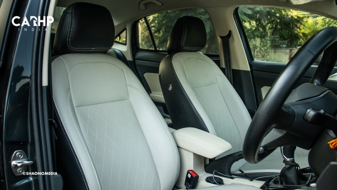 2022 Volkswagen Virtus 1.0 Highline Interior Front Seat Space Photograph