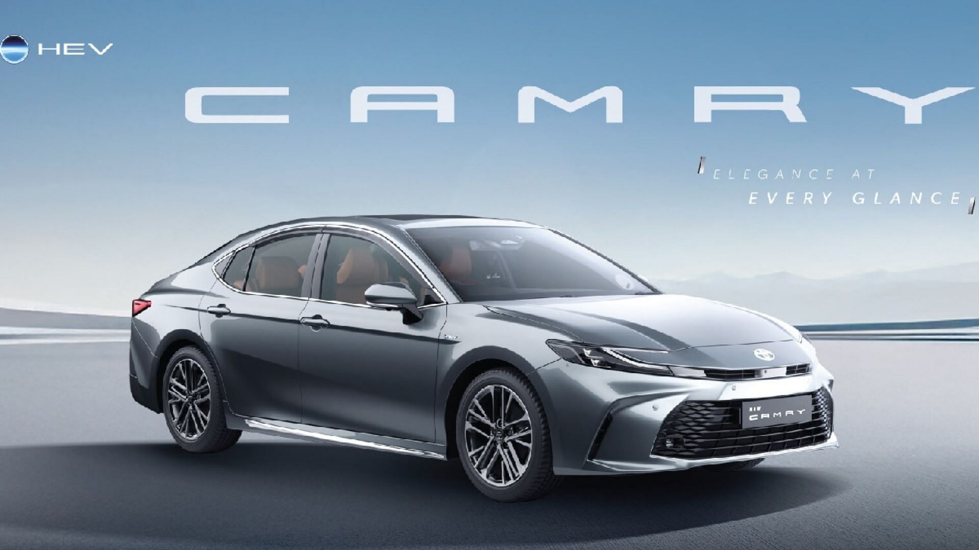 Toyota camry in silver