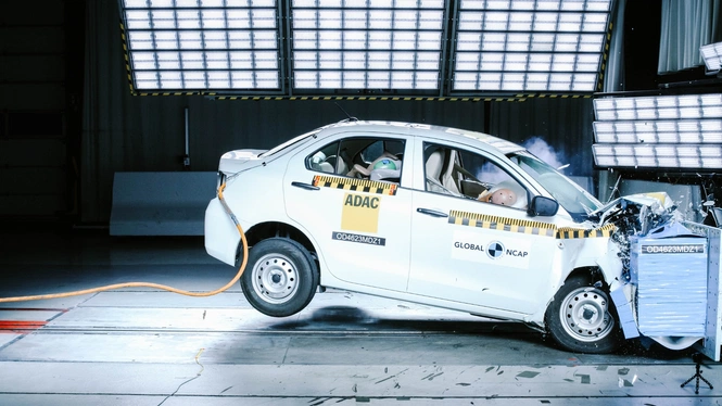 2023 Maruti Suzuki Dzire GNCAP Crash Test Images