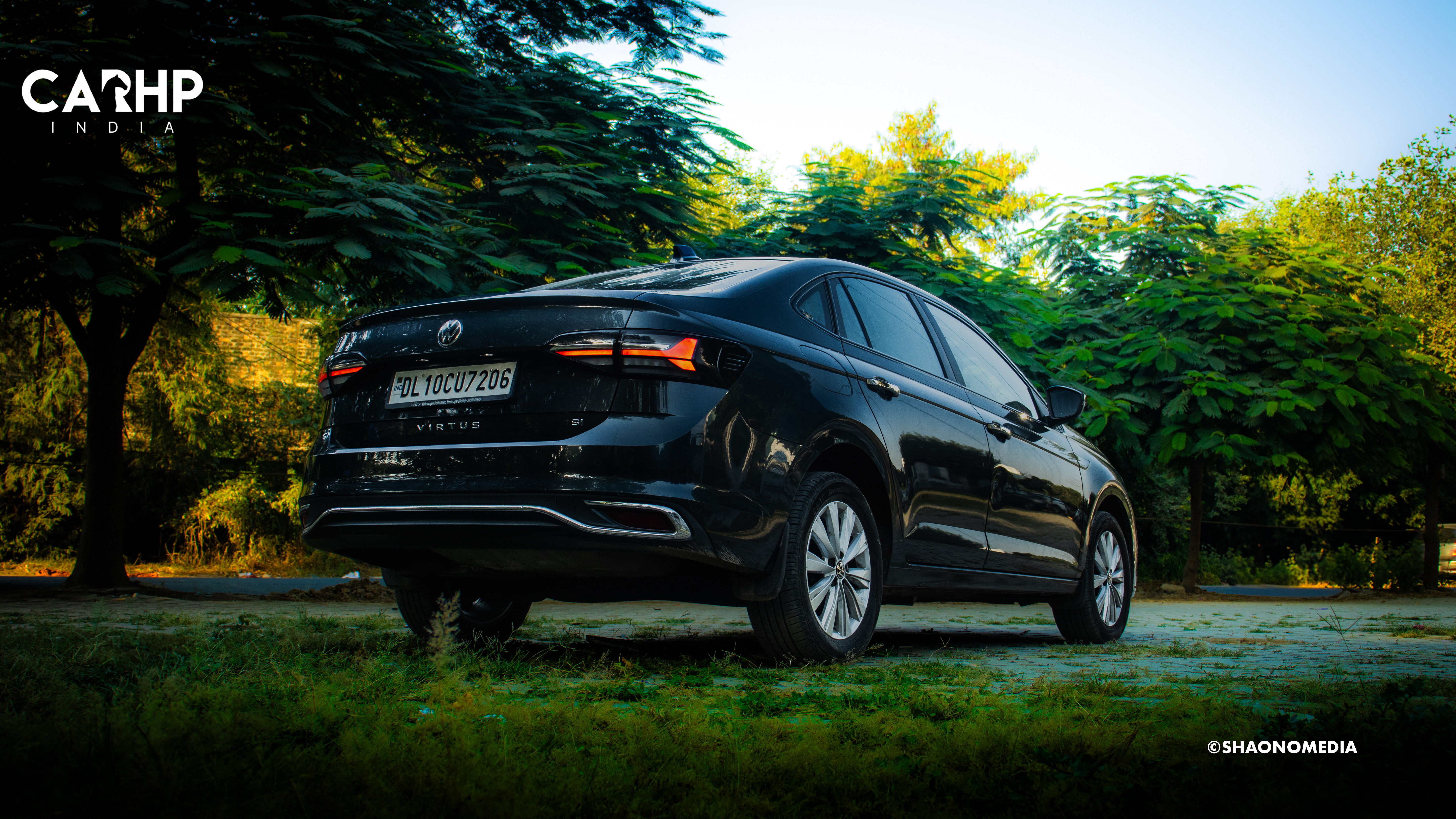 2022 Volkswagen Virtus 1.0 Highline Rear Side Profile Photograph